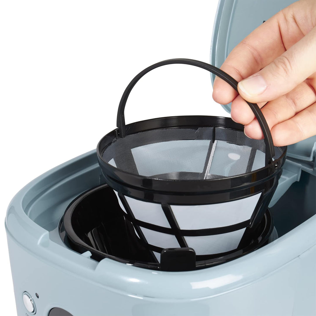 Haden Brighton 12 Cup Programmable Modern Nautical Coffee Maker, Sky Blue (Used) - VMInnovations