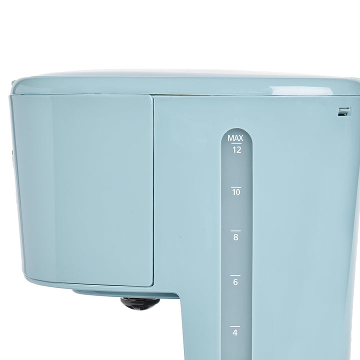 Haden Brighton 12 Cup Programmable Modern Nautical Coffee Maker, Sky Blue (Used)
