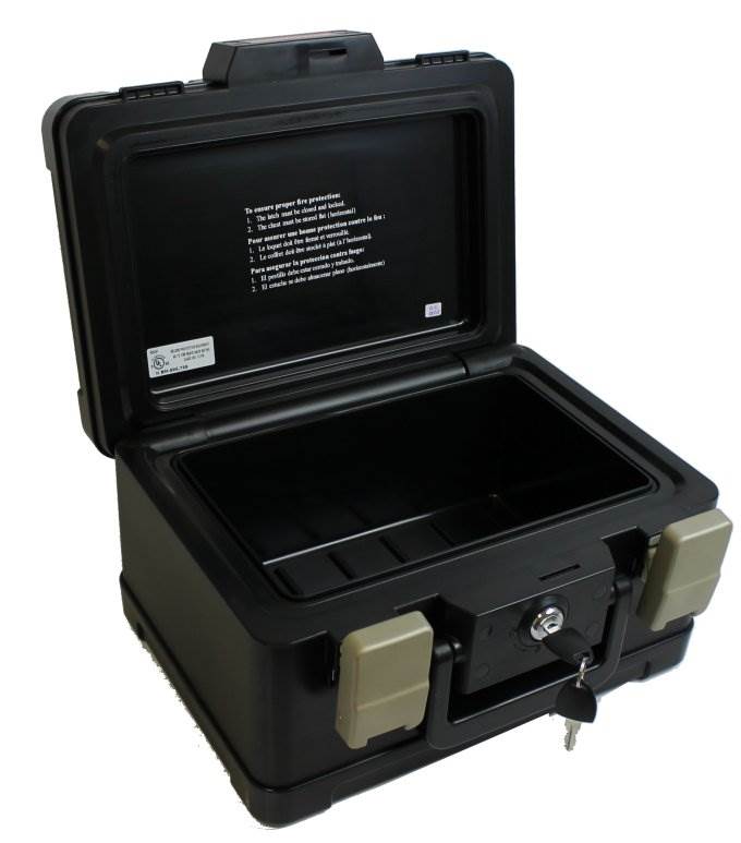HONEYWELL 1102 Fire/Water Resistant Protection Document Chest Safe .15 Cu Ft
