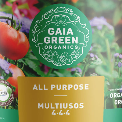 SunBlaster Light + GAIA GREEN All Purpose Plant Food + GAIA GREEN Power Bloom