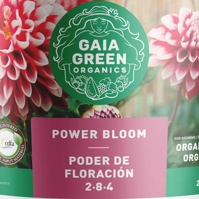SunBlaster Light + GAIA GREEN All Purpose Plant Food + GAIA GREEN Power Bloom