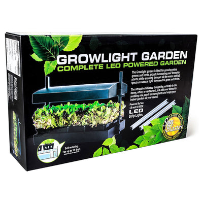 SunBlaster Grow Light Garden with Lights + GAIA GREEN All Purpose Plant Food - VMInnovations