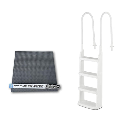Main Access Large Step Ladder Guard Mat with Easy Incline Swimming Pool Ladder - VMInnovations