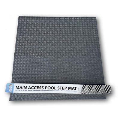 Main Access Large Pool Step Ladder Guard Mat with ProSeries Adjustable Ladder