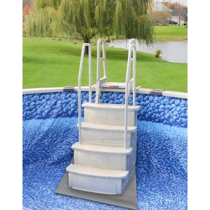 Main Access Large Step Ladder Guard Mat with Smart Step Swimming Pool Entrance