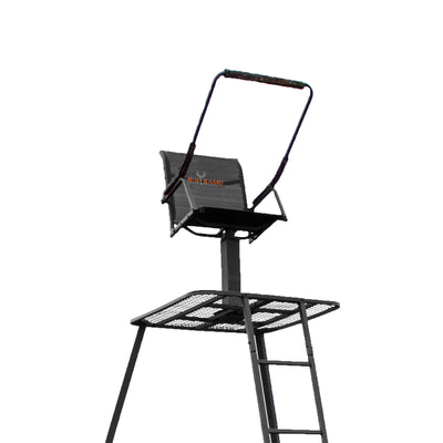 Big Game Tripod Treestand with 360 Degree Rotating Seat and Shooting Rail (Used) - VMInnovations