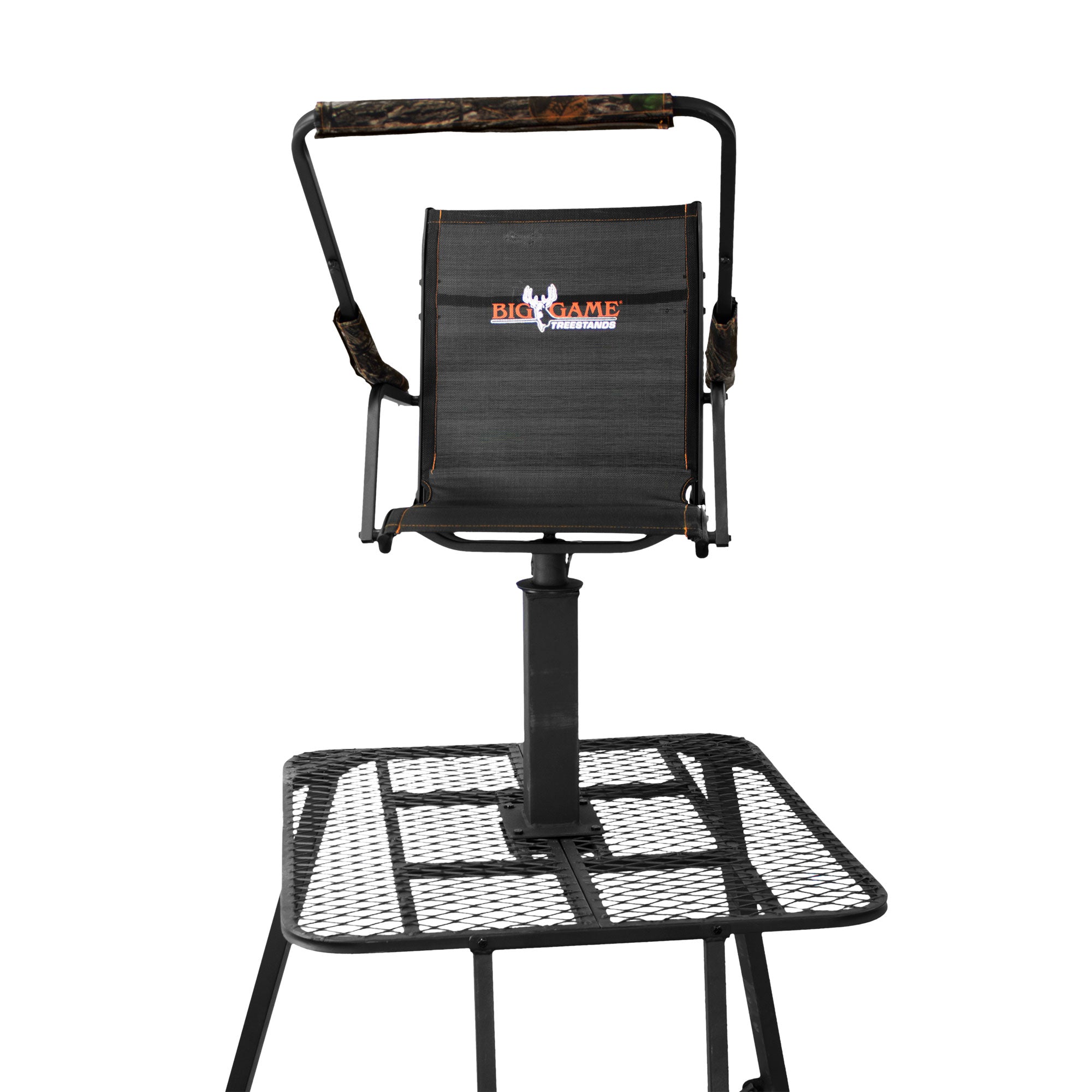 Big Game Tripod Treestand with 360 Degree Rotating Seat and Shooting Rail (Used) - VMInnovations