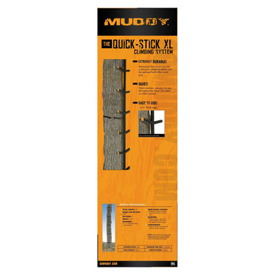 Muddy Quick Stick XL Climbing Stick with Powder Coated Finish, Black (Open Box)