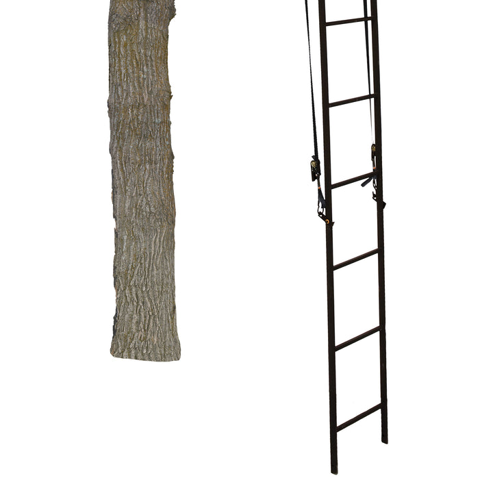 Muddy Stronghold 2.5 Hunting 18ft Ladderstand Tree Stand w/Hercules Grip (Used)