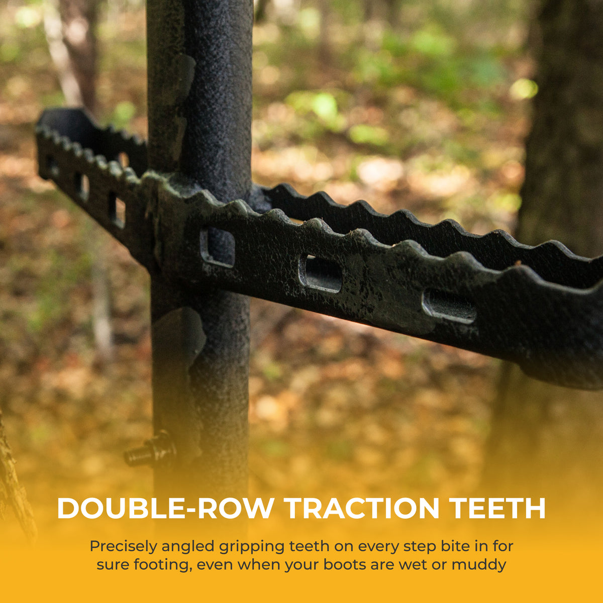 Hawk Traction Climbing Stick, 20' Tree Climbing Ladder Hunting Gear, Extra Grip