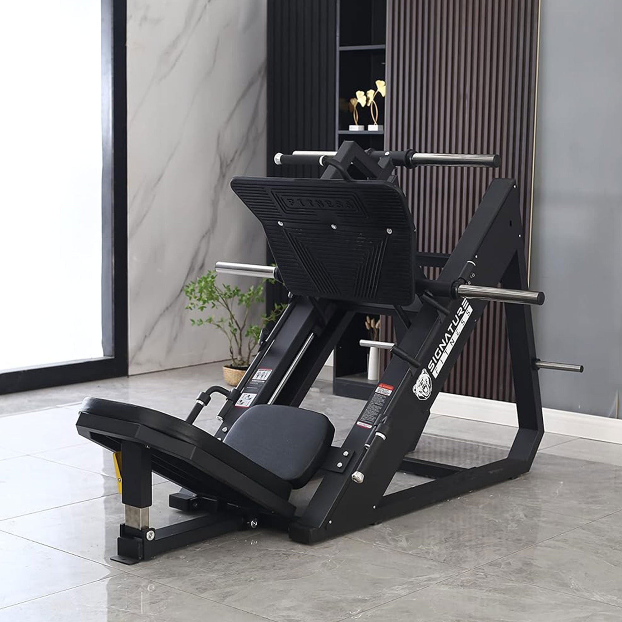 Signature Fitness Commercial Grade Plate Loaded Adjustable Leg Press Machine