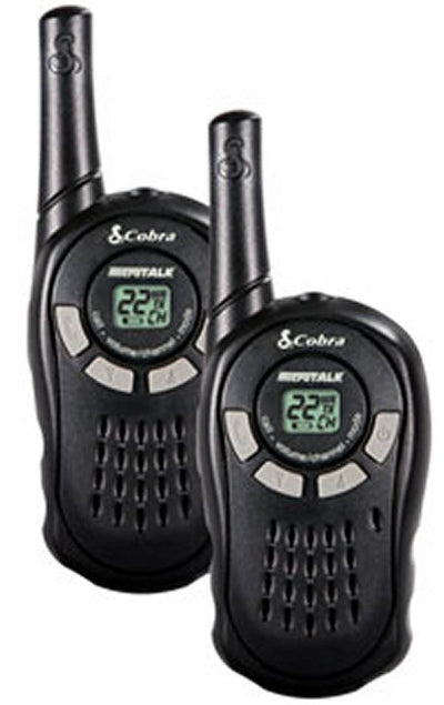 2) COBRA CXT135 MicroTalk 16 Mile 22 Ch Walkie Talkie 2-Way Radios - Open Box!