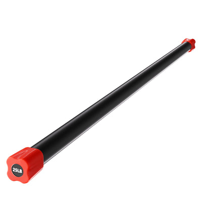 Signature Fitness full Body Workout Steel Bar w/Padded Foam, 25 Pounds(Open Box)