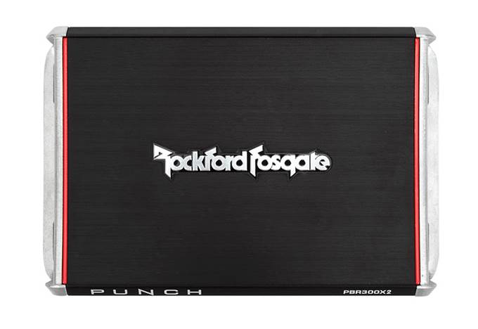 Rockford Fosgate PBR300X2 300 Watt 2-Channel Amplifier for Compact Sub Systems