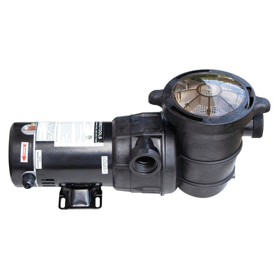 Swimline Hydro Flo 1.0 HP 5280 GPH 2 Speed Horizontal Discharge Pump (Used) - VMInnovations