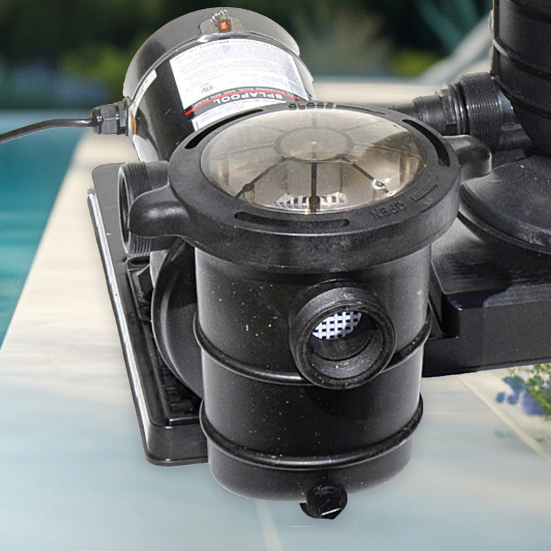 Swimline HydroTools Hydro Flo 1.0 HP 5280 GPH 2 Speed Horizontal Pump (Open Box)
