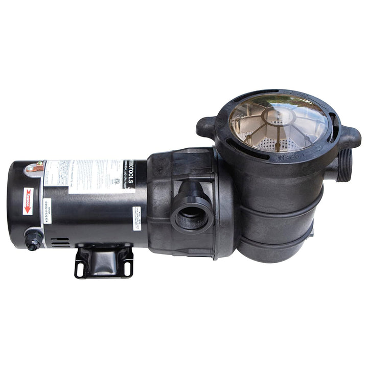Swimline Hydro Flo 1.5 HP 5820 GPH 2 Speed Horizontal Discharge Pump (Open Box) - VMInnovations