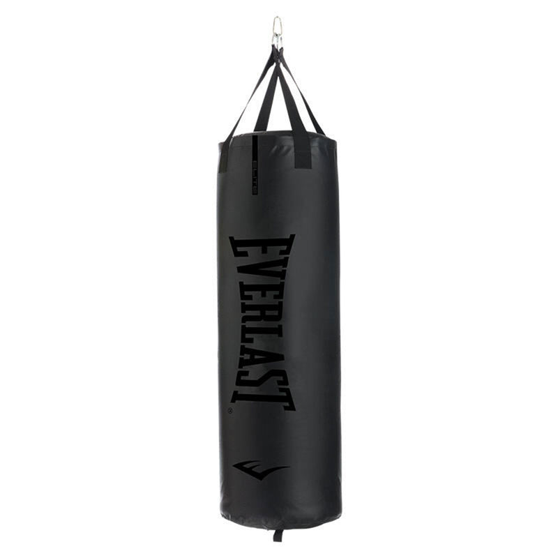 Everlast Single Station 100 Pound Punching Bag Stand & Heavy Punching Bag, Black