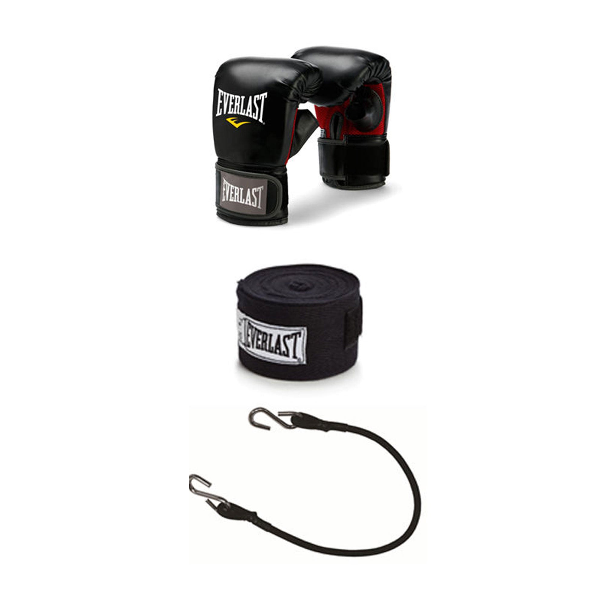 Everlast Single Station 100 Pound Punching Bag Stand and Nevatear Heavy Bag Kit - VMInnovations