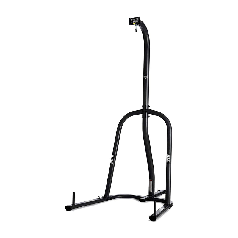 Everlast 100 Pound Bag Stand with Elite 2 Nevatear 80 Pound Punching Bag, Black