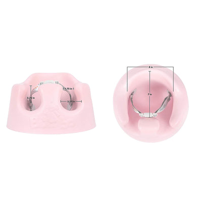 Bumbo Infant Floor Seat Sit Up Chair w/ Adjustable Harness, Cradle Pink (2 Pack)