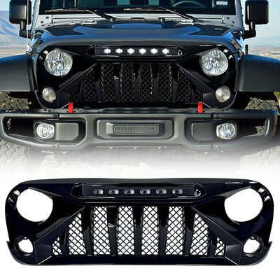 American Modified Gladiator Grille Compatible w/07-18 Jeep Wrangler JK (Used) - VMInnovations