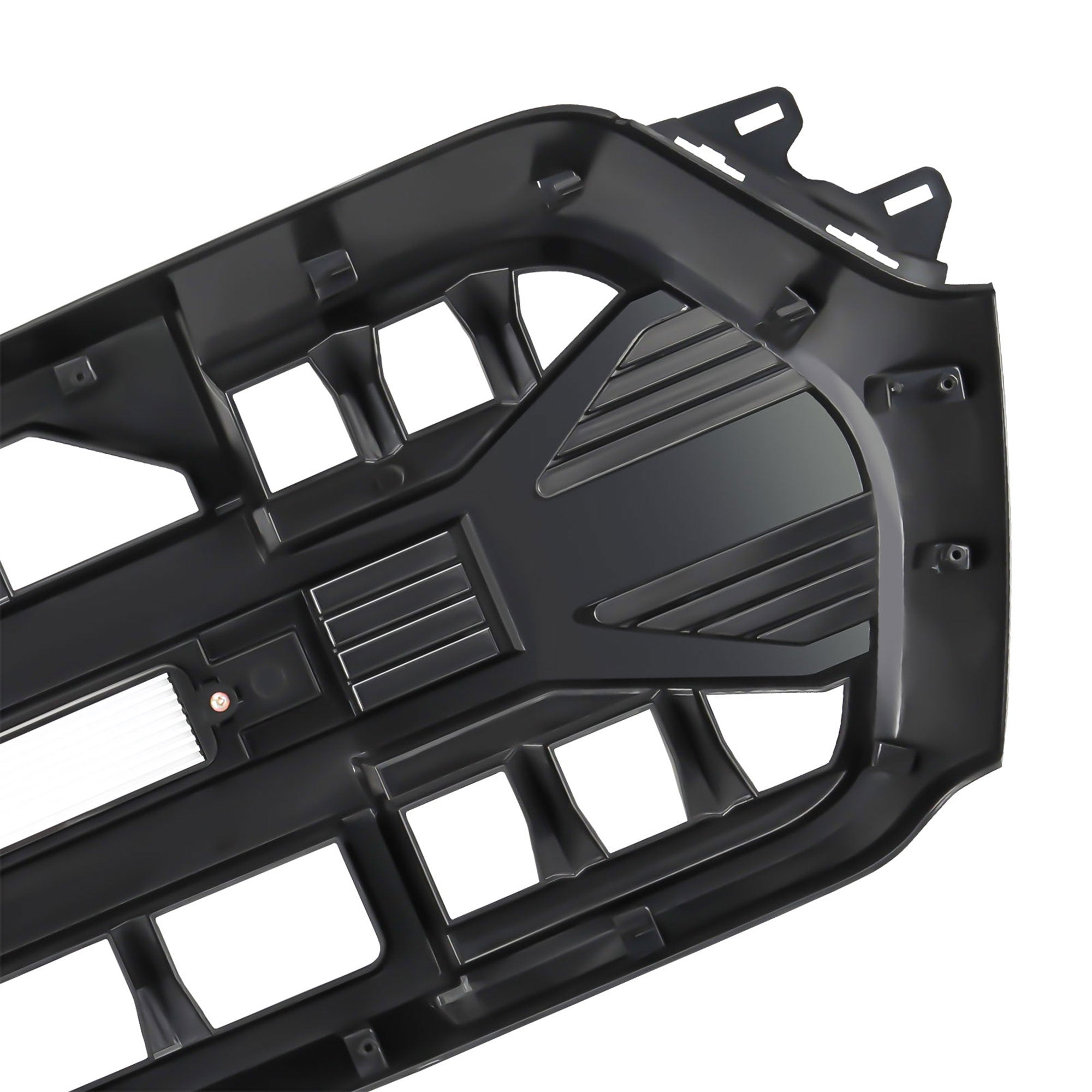 AMERICAN MODIFIED Armor Front Grille for 2019 to 2024 Dodge Ram, Glossy Black - VMInnovations