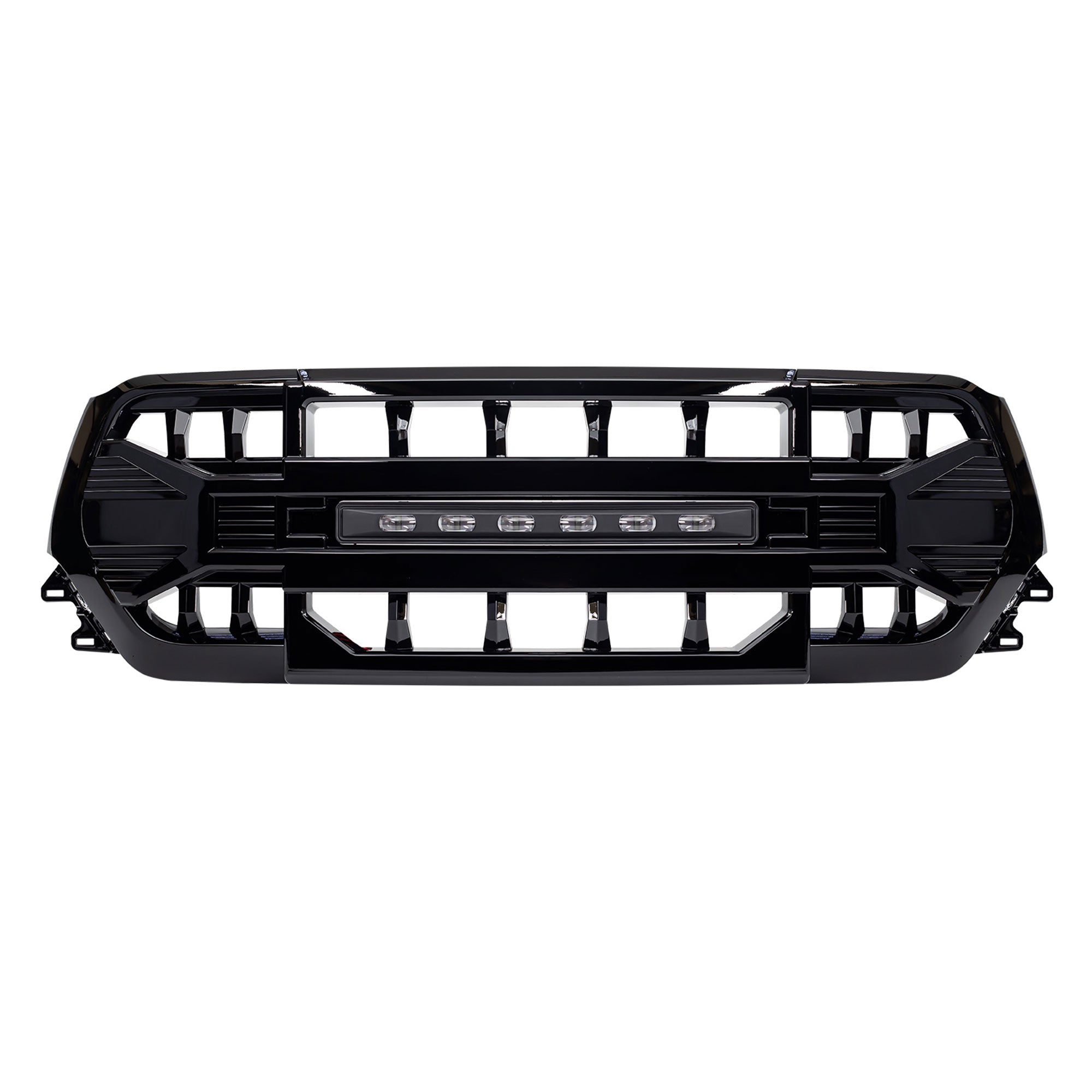 AMERICAN MODIFIED Armor Front Grille for '19-'24 Dodge Ram, Glossy Black (Used) - VMInnovations