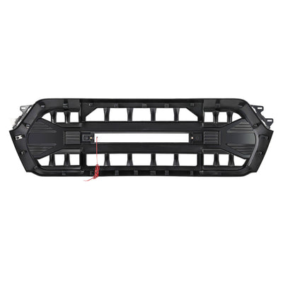 AMERICAN MODIFIED Armor Front Grille for 19-24 Dodge Ram, Glossy Black(Open Box) - VMInnovations