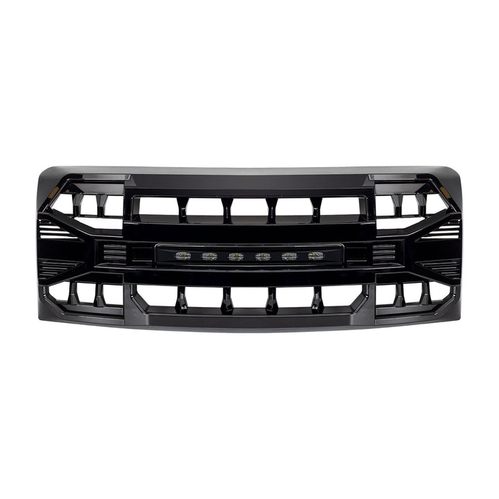 AMERICAN MODIFIED Armor Grille Compatible with 2009-2014 Ford F150, Glossy Black