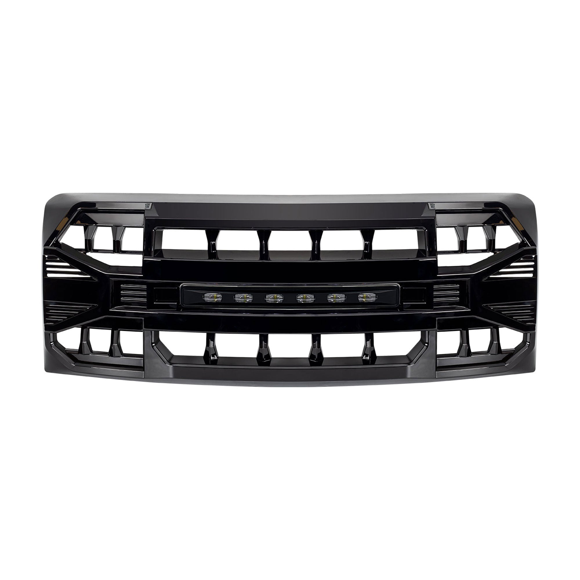 AMERICAN MODIFIED Front Grille Compatible w/ 09-14 Ford F150, Black(Open Box)