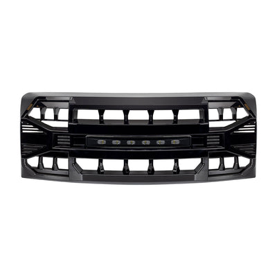AMERICAN MODIFIED Front Grille Compatible w/ 09-14 Ford F150, Black(Open Box)