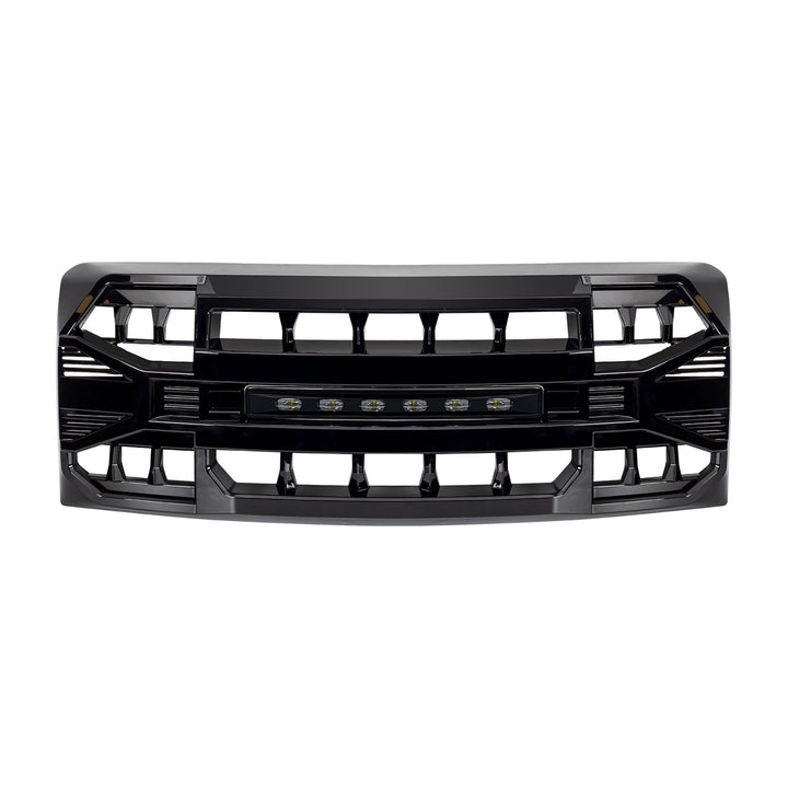AMERICAN MODIFIED Grille Compatible with 09-14 Ford F150, Glossy Black(Open Box)