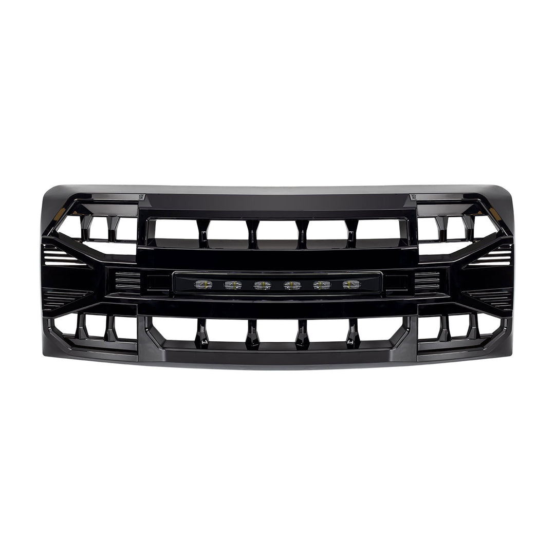 AMERICAN MODIFIED Front Grille Compatible w/ 09-14 Ford F150, Black(Open Box)