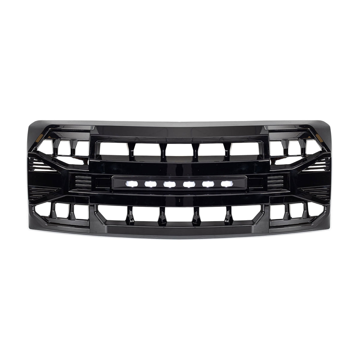 AMERICAN MODIFIED Front Grille Compatible w/ 09-14 Ford F150, Black(Open Box) - VMInnovations