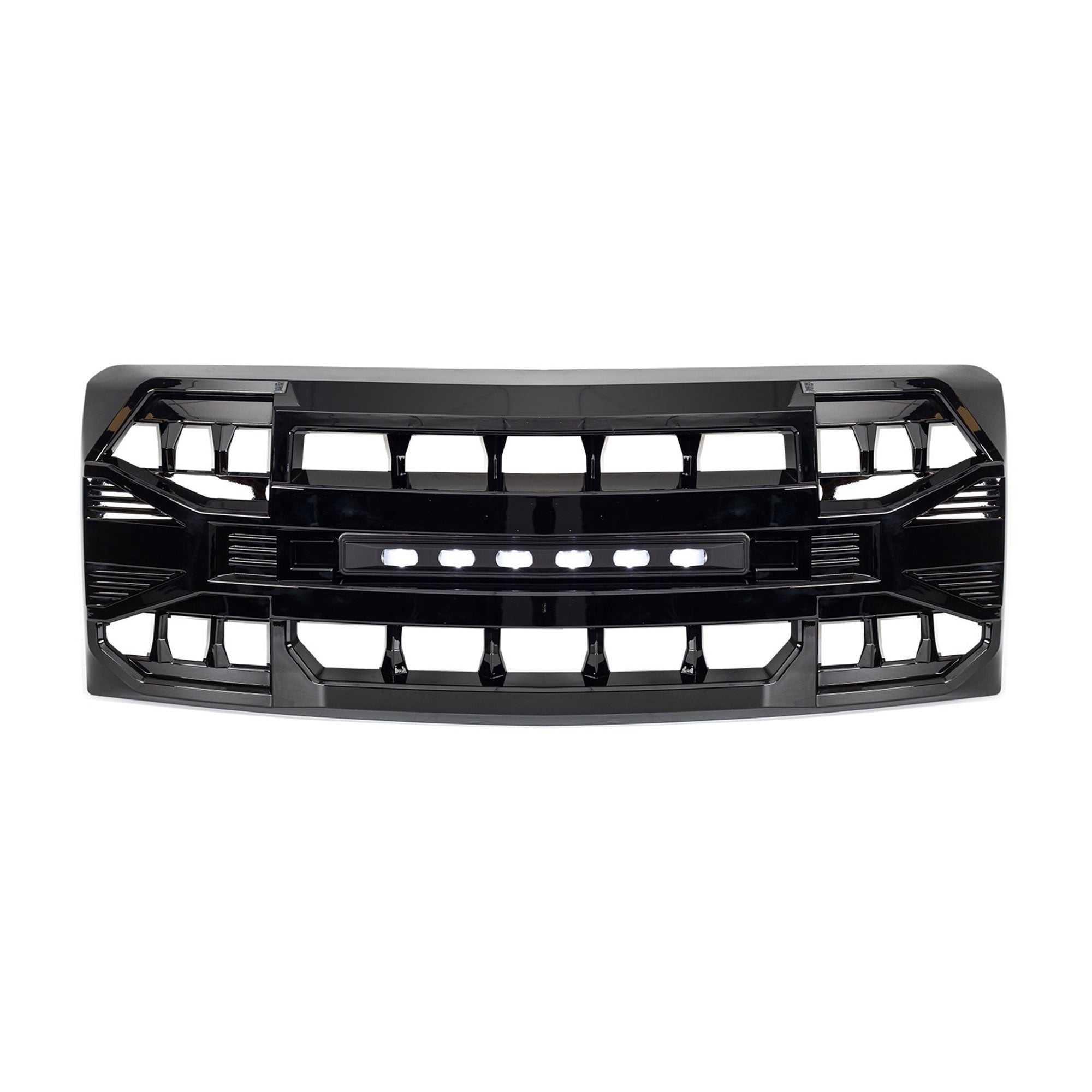 AMERICAN MODIFIED Front Grille Compatible w/ 09-14 Ford F150, Black(Open Box)