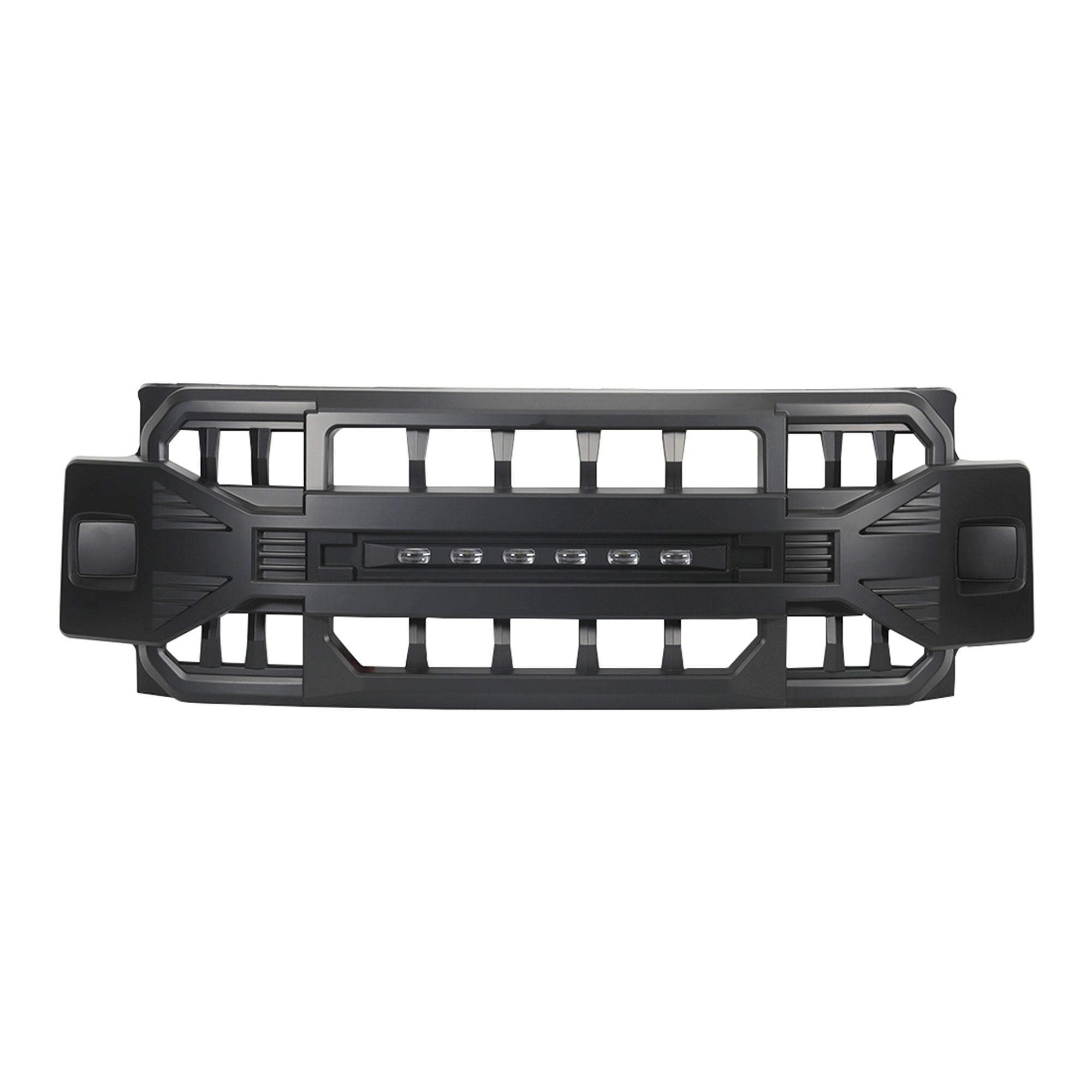 AMERICAN MODIFIED Armor Front Grille for '17-'19 Ford F250/350, Black (Open Box) - VMInnovations