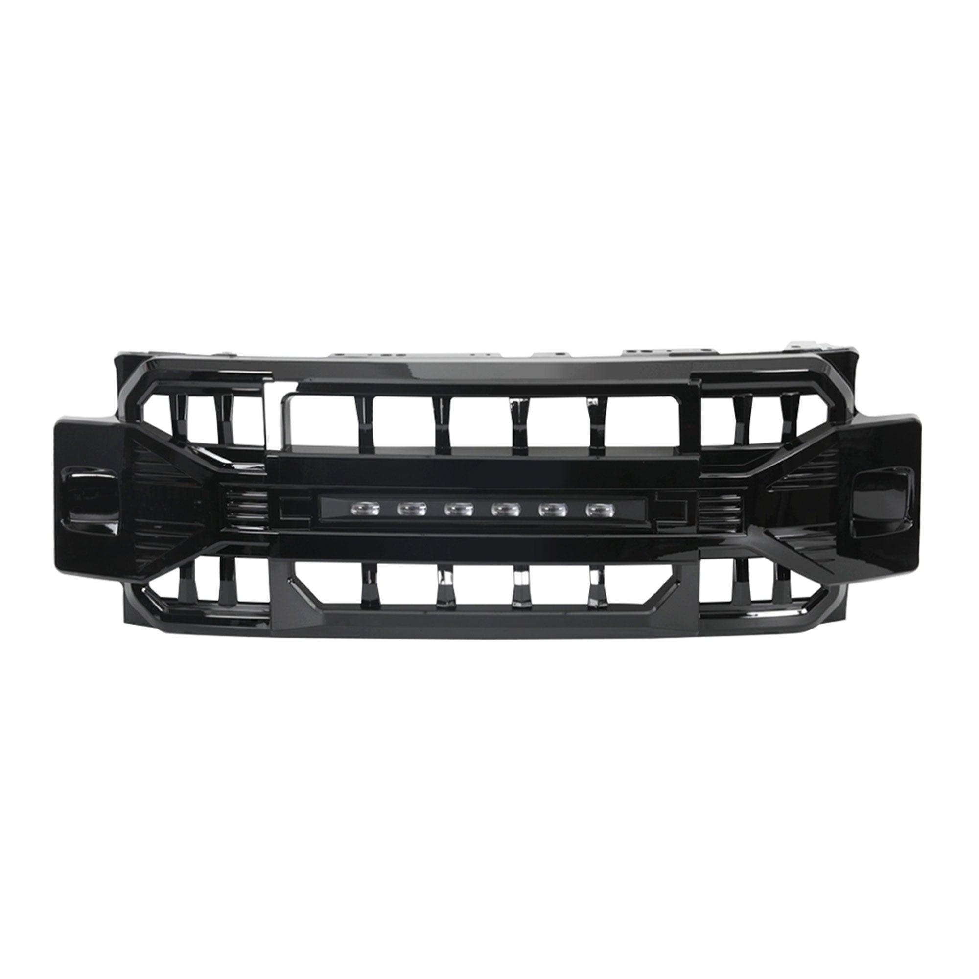AMERICAN MODIFIED Armor Grille for 17-19 Ford F250/350, Glossy Black (Open Box) - VMInnovations
