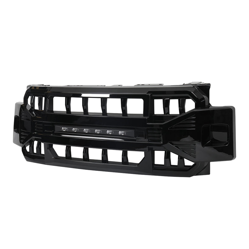 AMERICAN MODIFIED Armor Grille for 17-19 Ford F250/350, Glossy Black (Open Box)