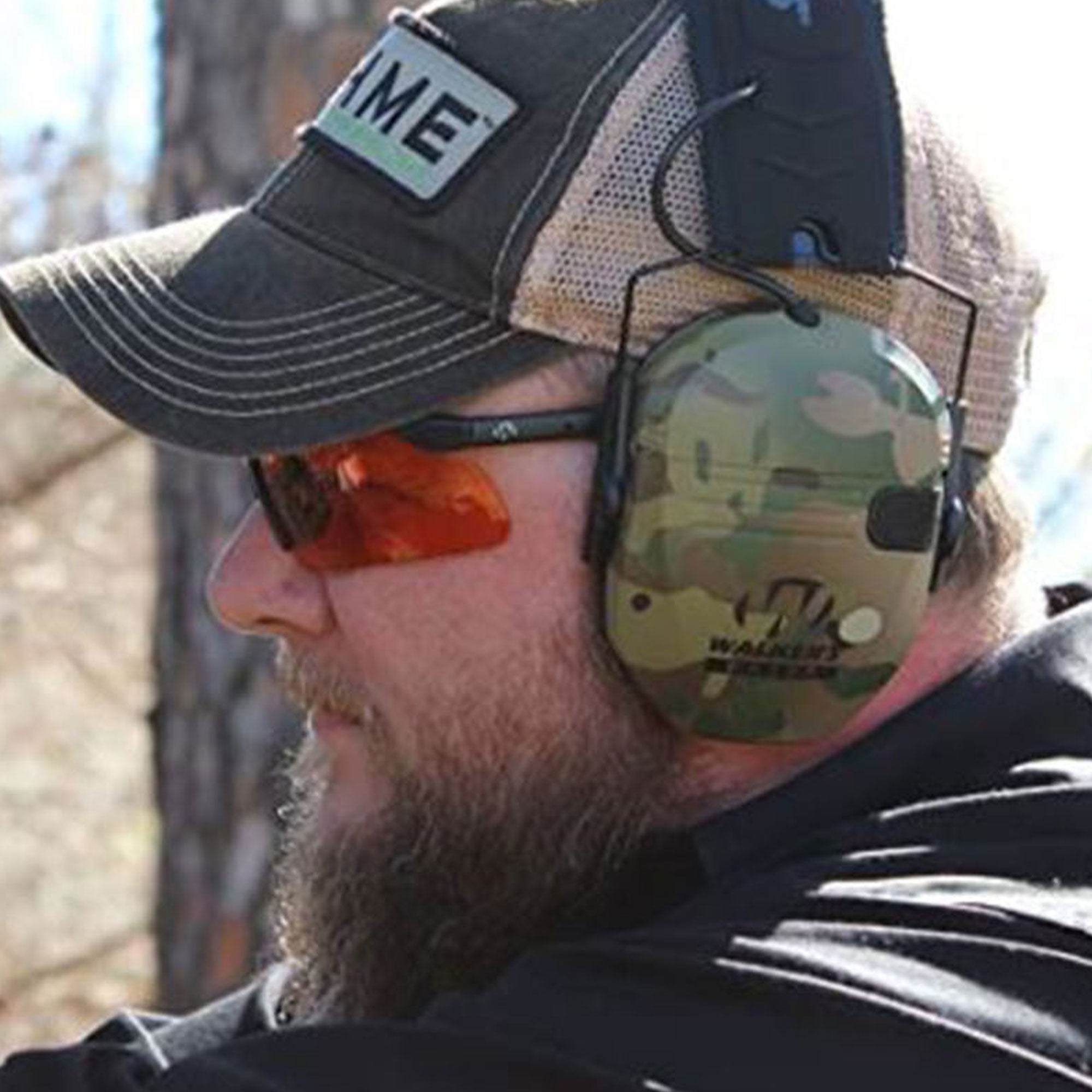 Walkers Razor Slim Electronic Ear Muffs with NRR 23 dB, Multicam Camo (4 Pack)