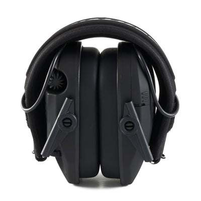 Walker's Black Punisher Razor Shooter Electronic Protection Earmuffs, (4 Pack) - VMInnovations