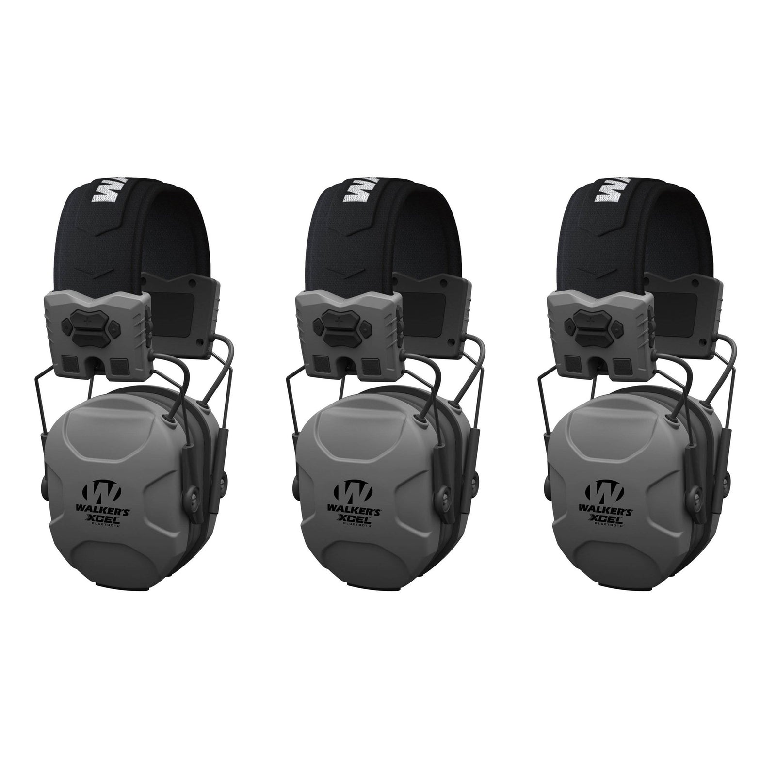 Walkers XCEL Electronic Active Shooting Hearing Protection Earmuffs (3 Pack) - VMInnovations