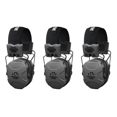 Walkers XCEL Electronic Active Shooting Hearing Protection Earmuffs (3 Pack) - VMInnovations