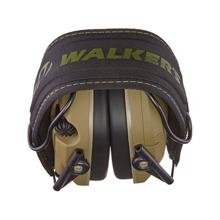 Walkers Razor Slim Shooter Hearing Protection Earmuffs, Green Patriot (4 Pack)