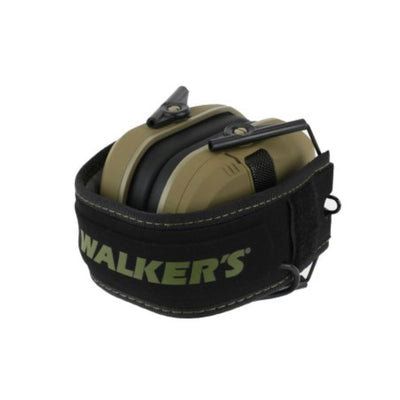 Walkers Razor Slim Shooter Hearing Protection Earmuffs, Green Patriot (4 Pack)