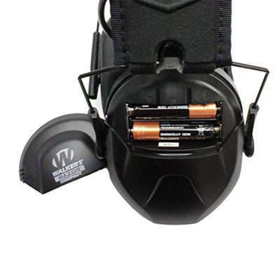 Walker's Razor Slim Shooter Hearing Protection Earmuff, Black Patriot (4 Pack)