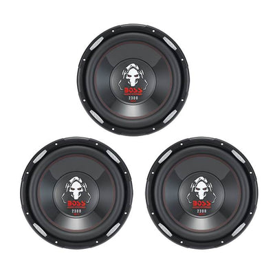 3) NEW BOSS P126DVC 12" 6900W DVC Car Audio Power Subwoofers Subs Woofers 4 Ohm - VMInnovations