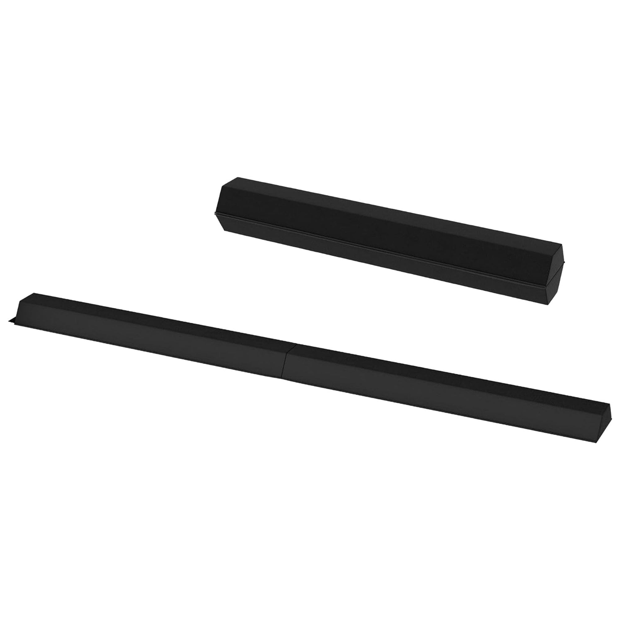 BalanceFrom Folding Foam Balance Beam, Portable Gymnastics Equipment with Hook-and-Loop Fasteners for Home or Gym Training, Black
