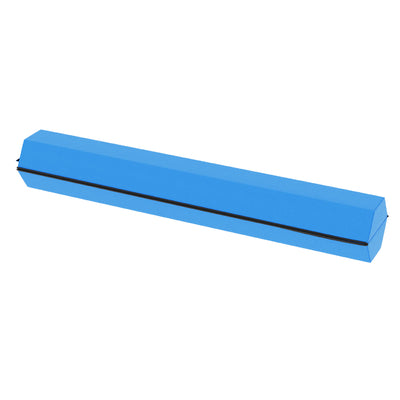 BalanceFrom 8 Foot Folding Balance Gymnastics Floor Beam with Handles, Blue - VMInnovations