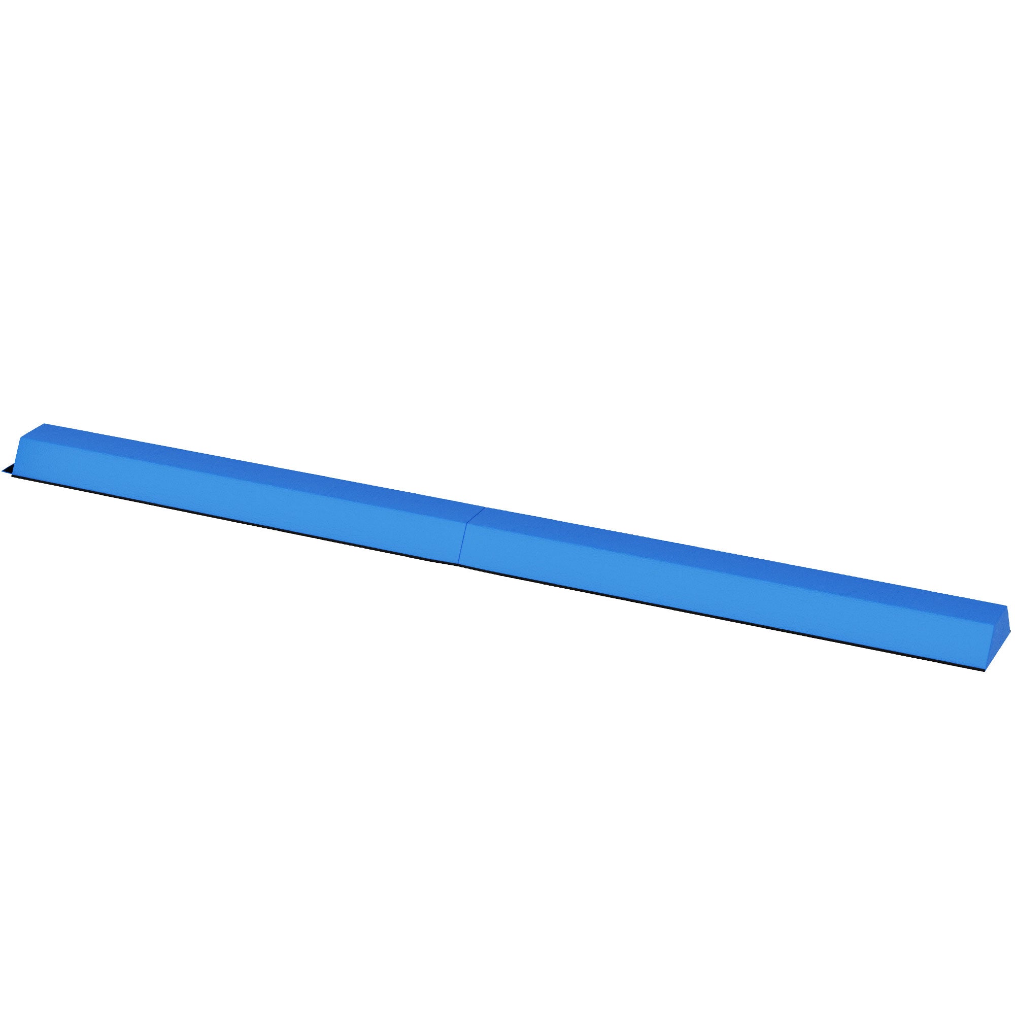BalanceFrom 8 Foot Folding Balance Gymnastics Floor Beam with Handles, Blue - VMInnovations